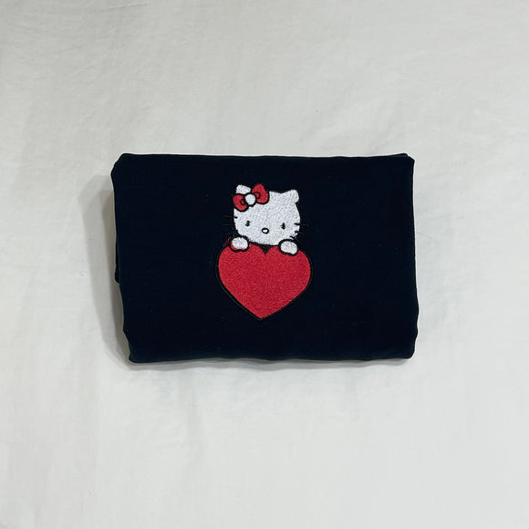 Hello Kitty Heart Valentines Sweatshirt