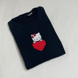 Hello Kitty Heart Valentines Sweatshirt